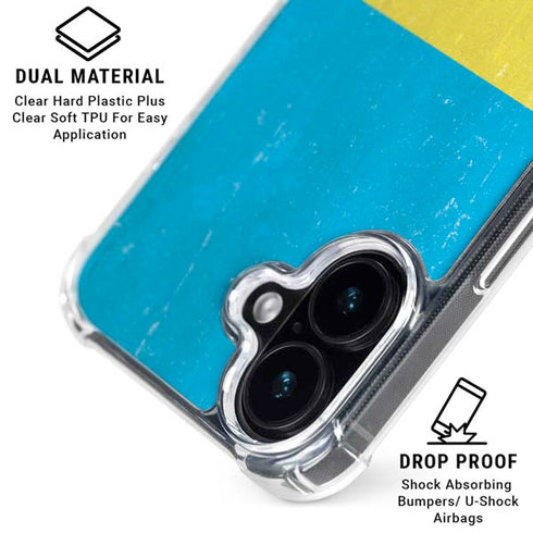Ukraine Flag Distressed iPhone 17 MagSafe Case